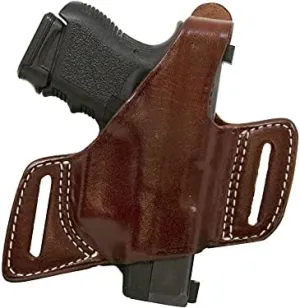 Triple K 420 Secret Agent OWB Holster Right Hand CZ 75 Leather Walnut