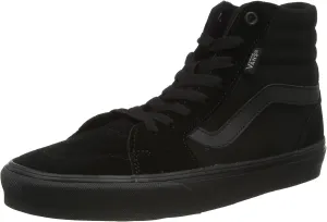 Vans Men's Filmore Shoe | Hi-Top Fashion Sneakers, Footwear for Work, Walking & Casual Wear, (Suede/Canvas) Black/Black, 13