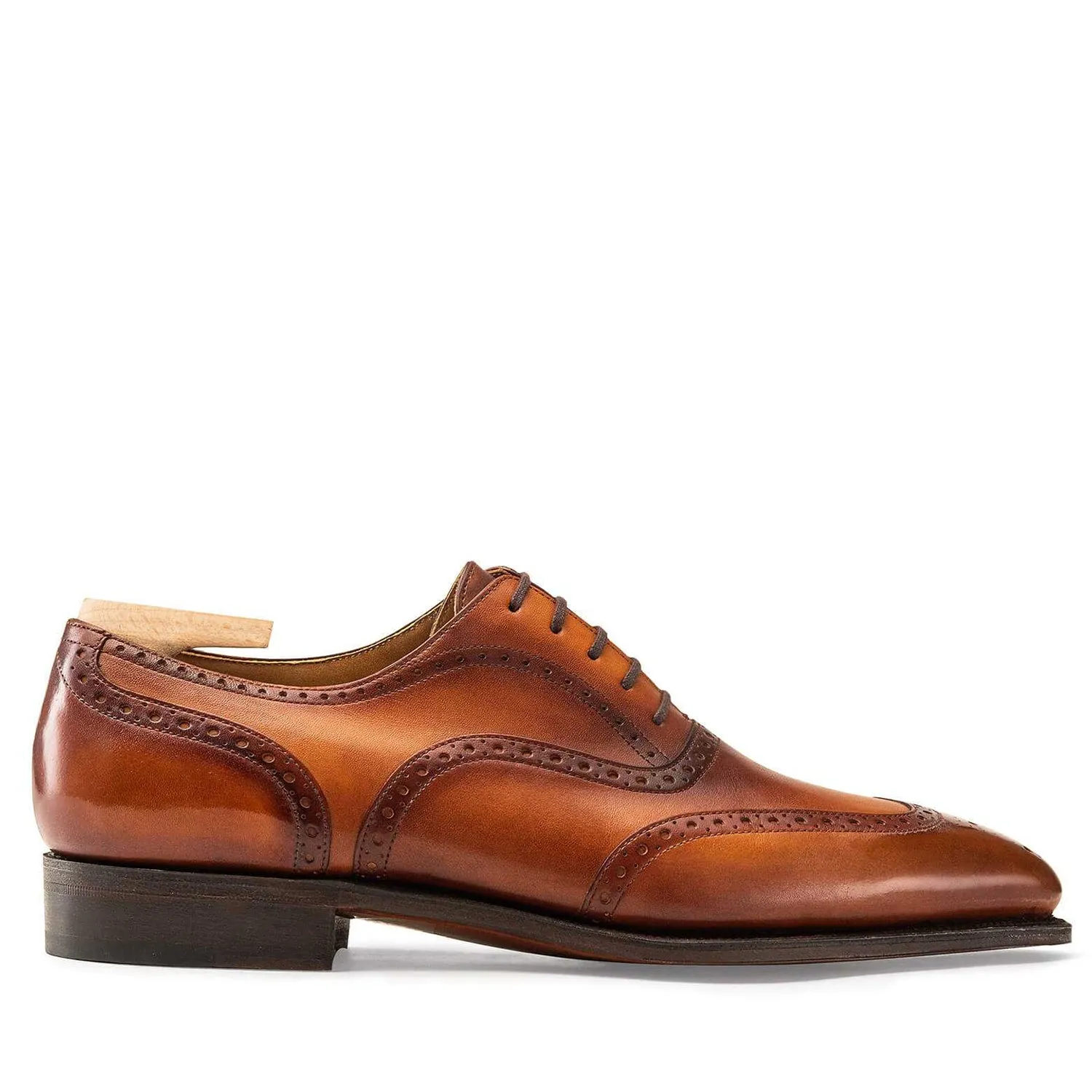 VENDOME CALF LEATHER CARAMEL BRULE