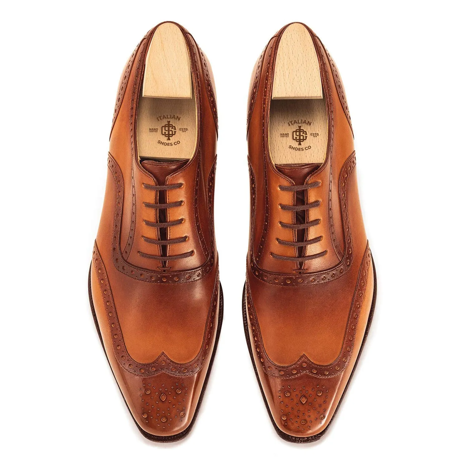 VENDOME CALF LEATHER CARAMEL BRULE