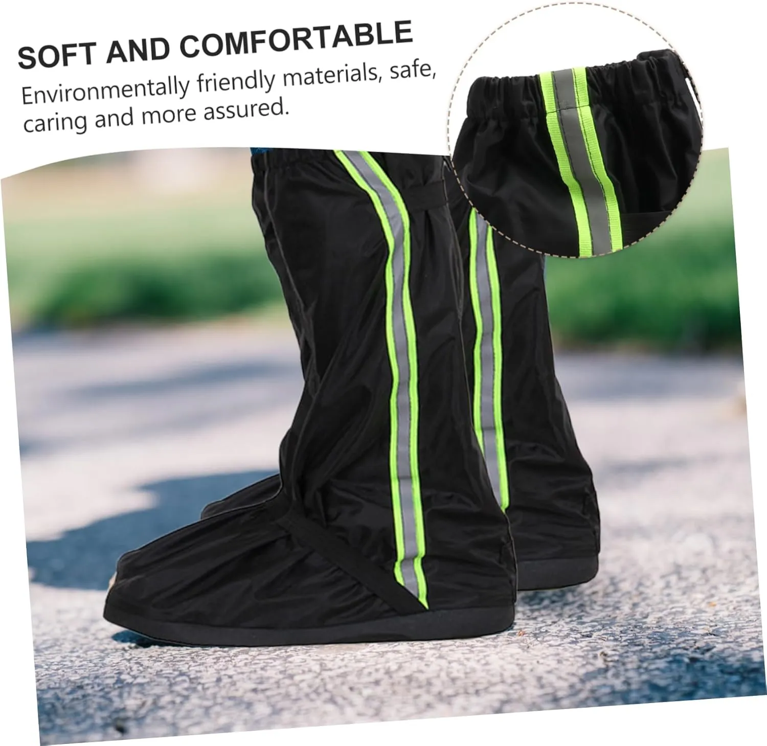 VICASKY Rainproof Shoe Cover Guards Leg Lightweight Durable Snowshoeing Protector Unisex Long Outdoor Trail