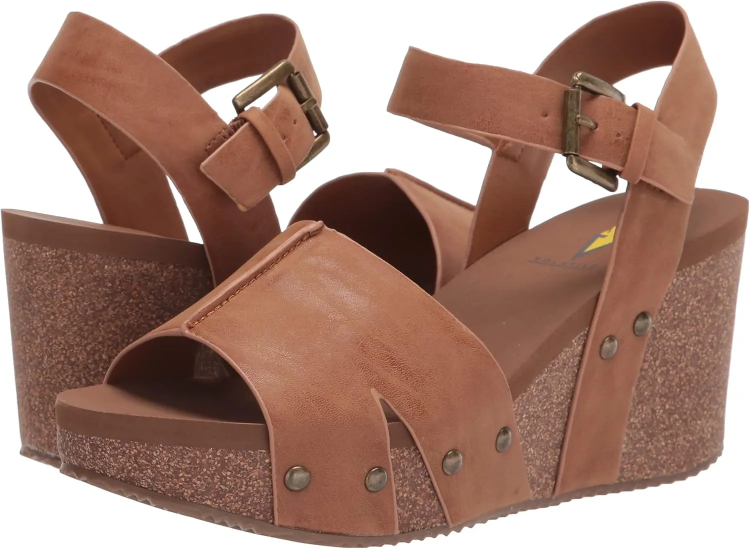 VOLATILE Women's Ankle Strap Wedge Sandal