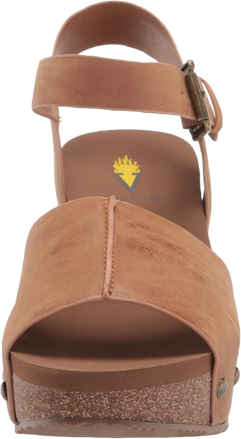 VOLATILE Women's Ankle Strap Wedge Sandal
