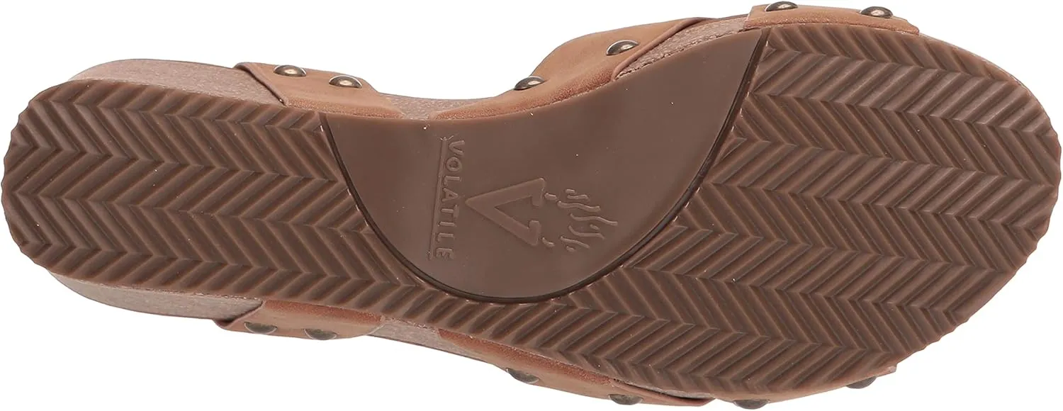 VOLATILE Women's Ankle Strap Wedge Sandal
