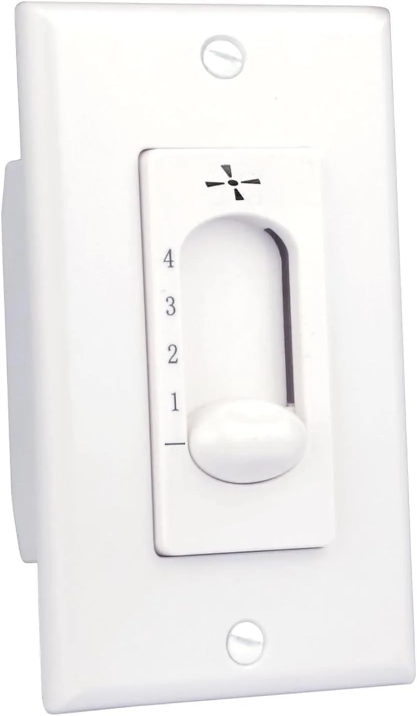 Wall Control 27181 Replacement For Hunter Ceiling Fans, 4 Speed Slide Control