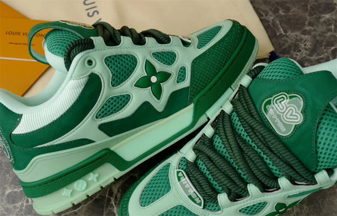 Weekly deal LV SKATE VUITTON GREEN LOUIS International delivery SNEAKER