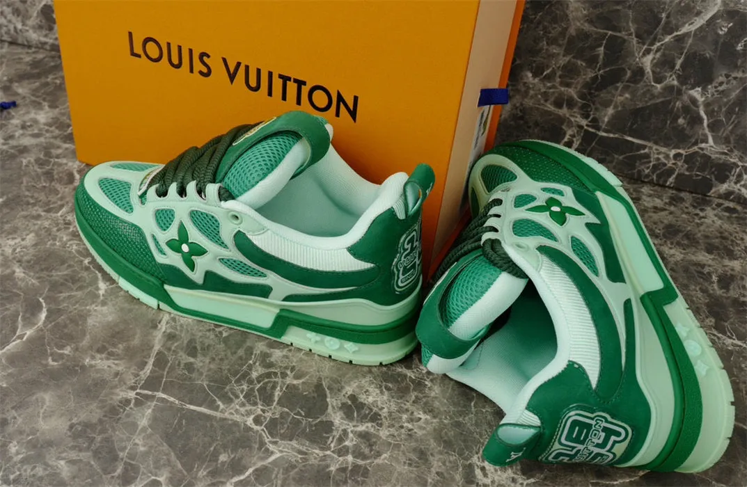 Weekly deal LV SKATE VUITTON GREEN LOUIS International delivery SNEAKER