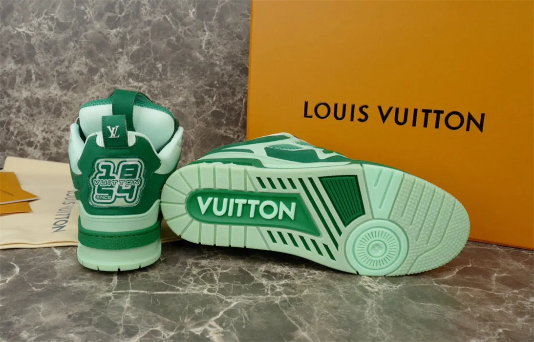Weekly deal LV SKATE VUITTON GREEN LOUIS International delivery SNEAKER
