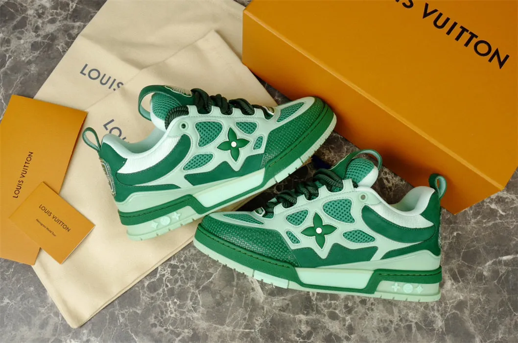Weekly deal LV SKATE VUITTON GREEN LOUIS International delivery SNEAKER