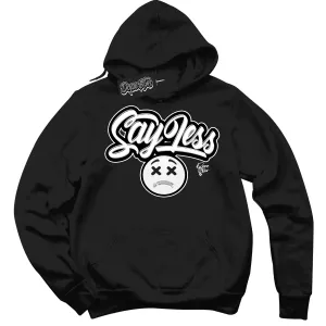 White Thunder 4s Sneaker Hoodie Say Less Graphic
