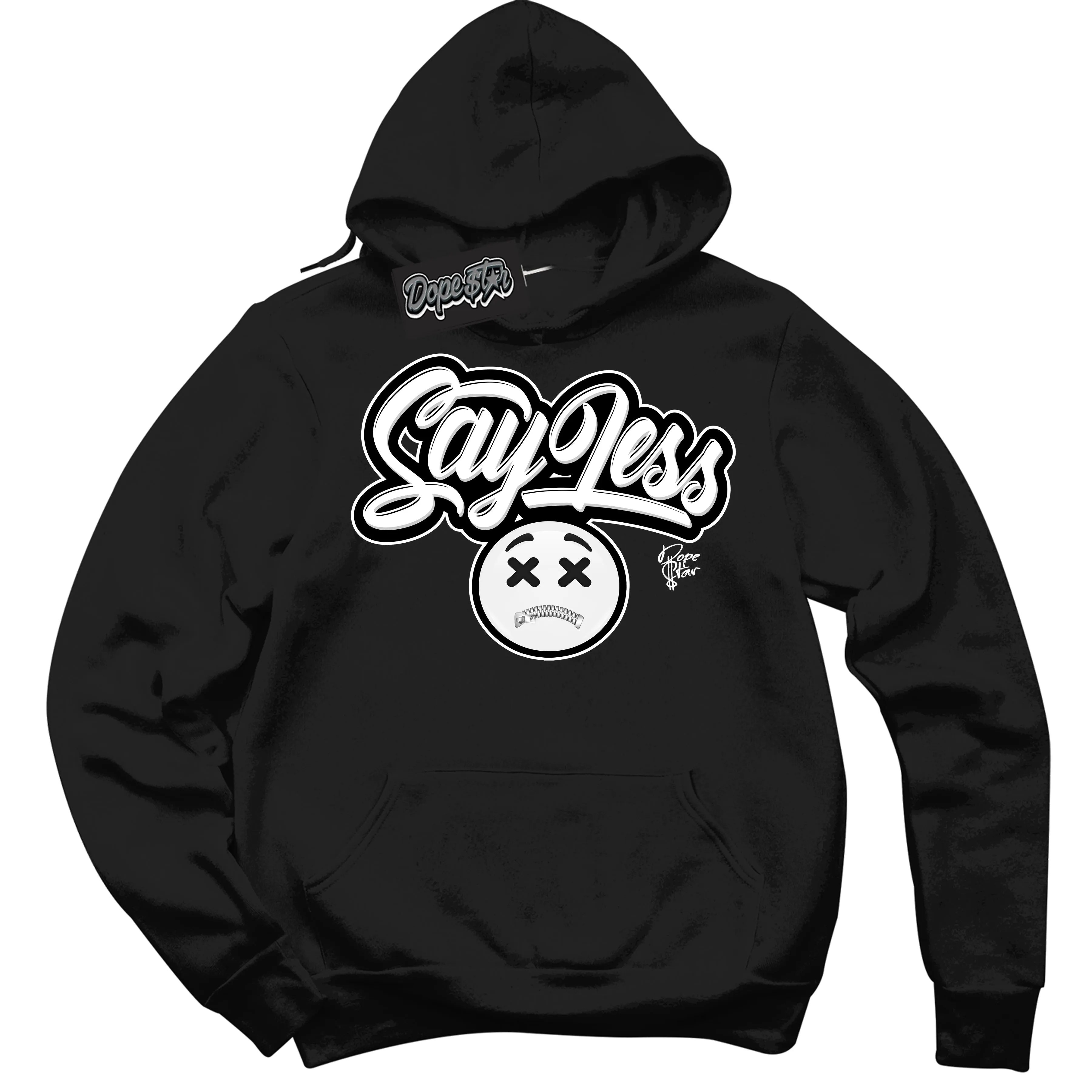 White Thunder 4s Sneaker Hoodie Say Less Graphic