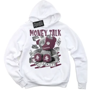 White Viotech Dunks Sneaker Hoodie Money Talk Bear Graphic