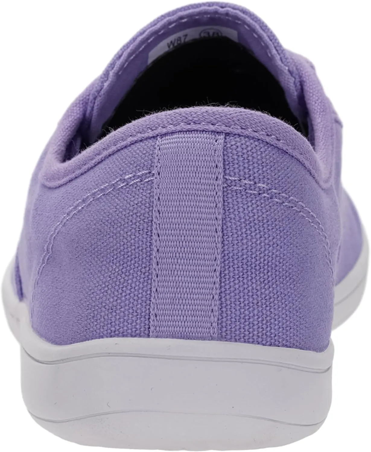 WHITIN Women's Wide Canvas Minimalist Barefoot Shoes | Zero Drop Sole | Casual Sneaker