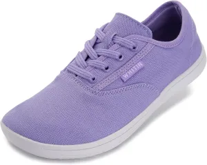 WHITIN Women's Wide Canvas Minimalist Barefoot Shoes | Zero Drop Sole | Casual Sneaker