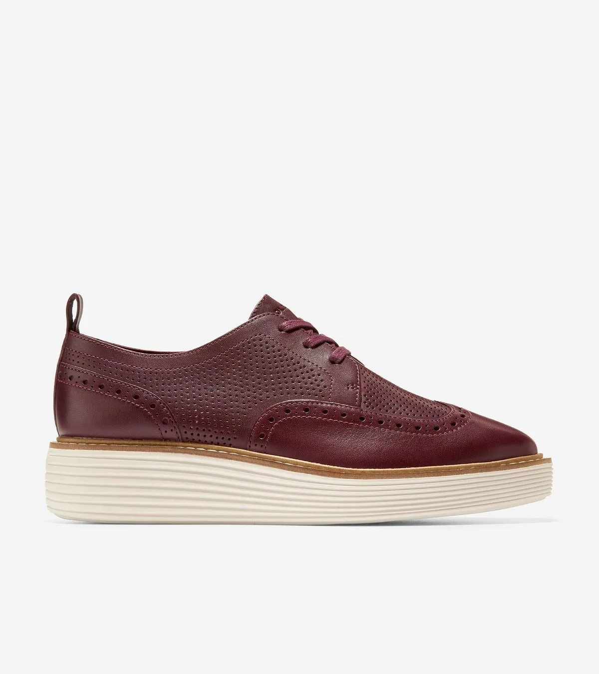 Wingtip Haan Large-scale promotion Original Platform Oxford Cole Hot item Bloodstone/Ivory Sneakers Grand