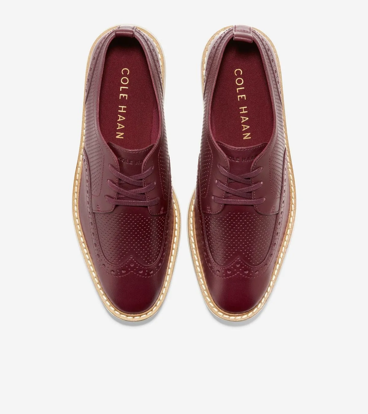Wingtip Haan Large-scale promotion Original Platform Oxford Cole Hot item Bloodstone/Ivory Sneakers Grand