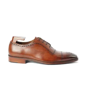 Wingtip Oxford Brown Shoes
