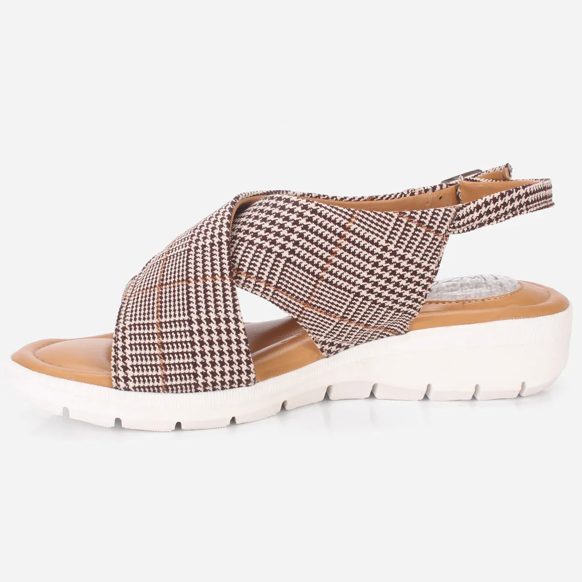 Women's "ELENA" Wide Strap Open Toe Sandals