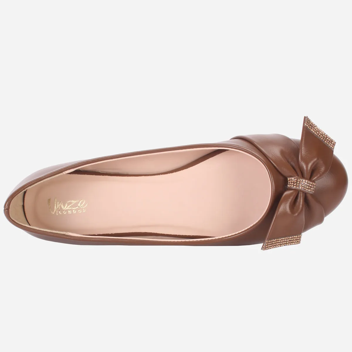 Women's "LUCERO" Bow Accented Slip On Shoes
