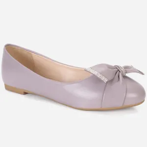 Women's "LUCERO" Bow Accented Slip On Shoes