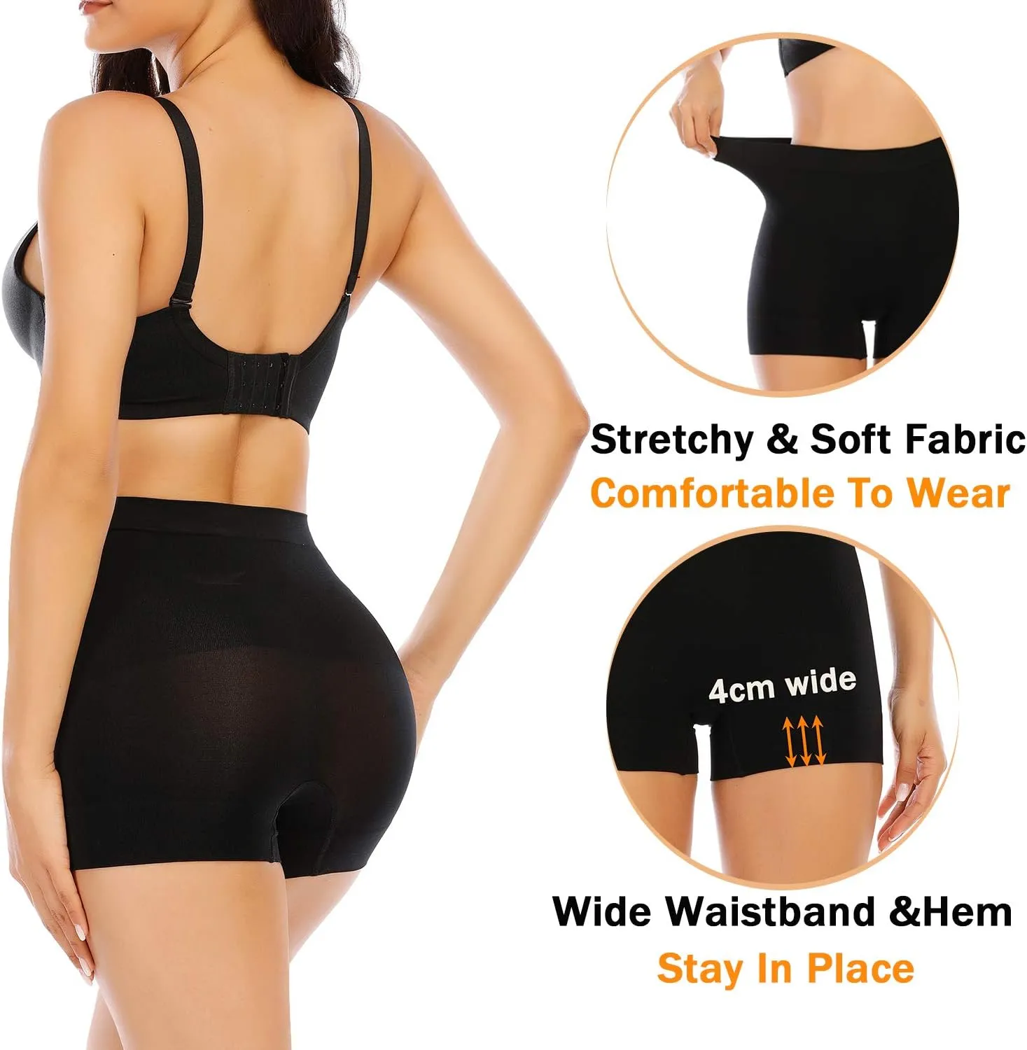 Womens Seamless Shaping Boyshorts Panties Tummy Control Underwear Slimming Shapewear Slip Shorts