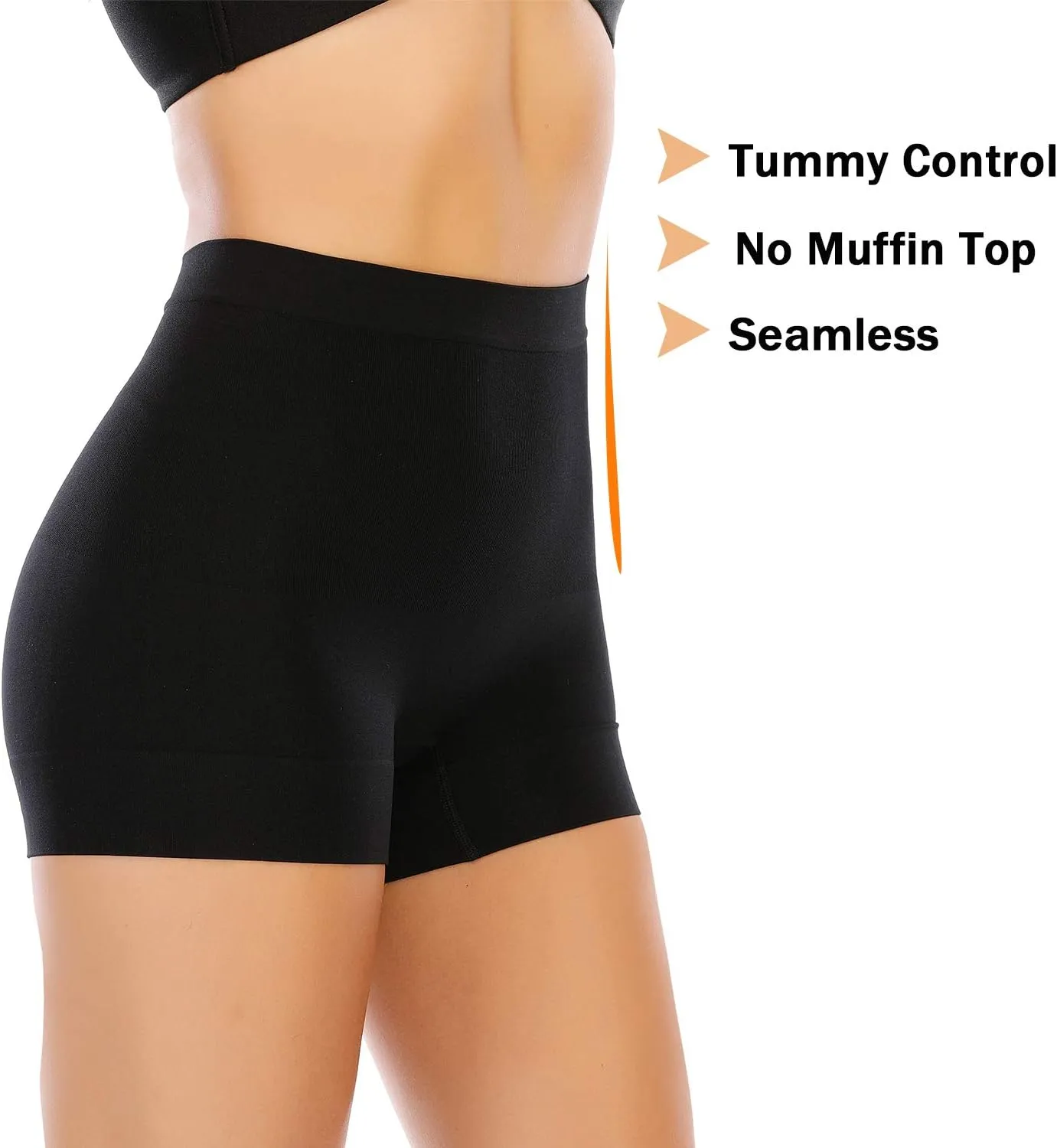 Womens Seamless Shaping Boyshorts Panties Tummy Control Underwear Slimming Shapewear Slip Shorts