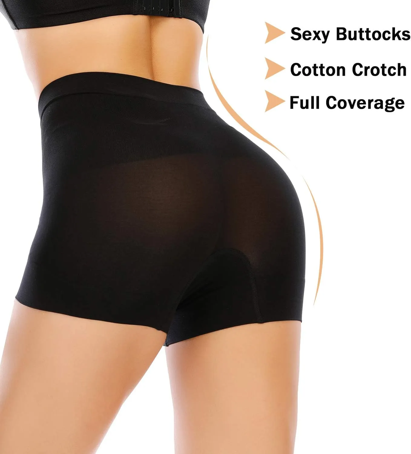 Womens Seamless Shaping Boyshorts Panties Tummy Control Underwear Slimming Shapewear Slip Shorts