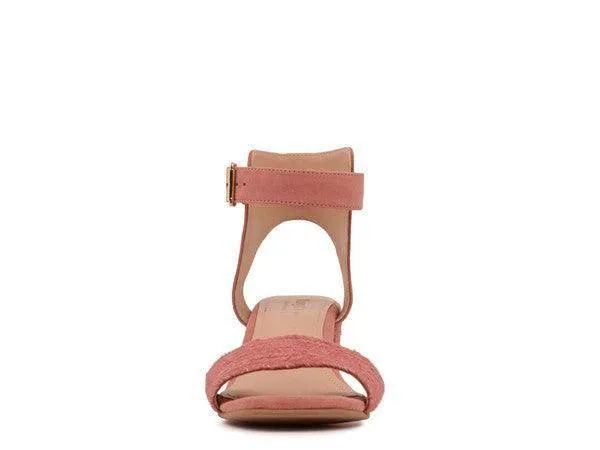 Women's Shoes Rayna Blush Braided Jute Strap and Suede