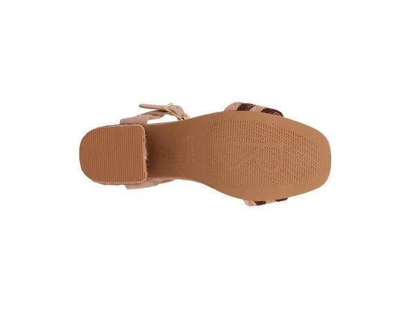 Women's Shoes Rayna Blush Braided Jute Strap and Suede