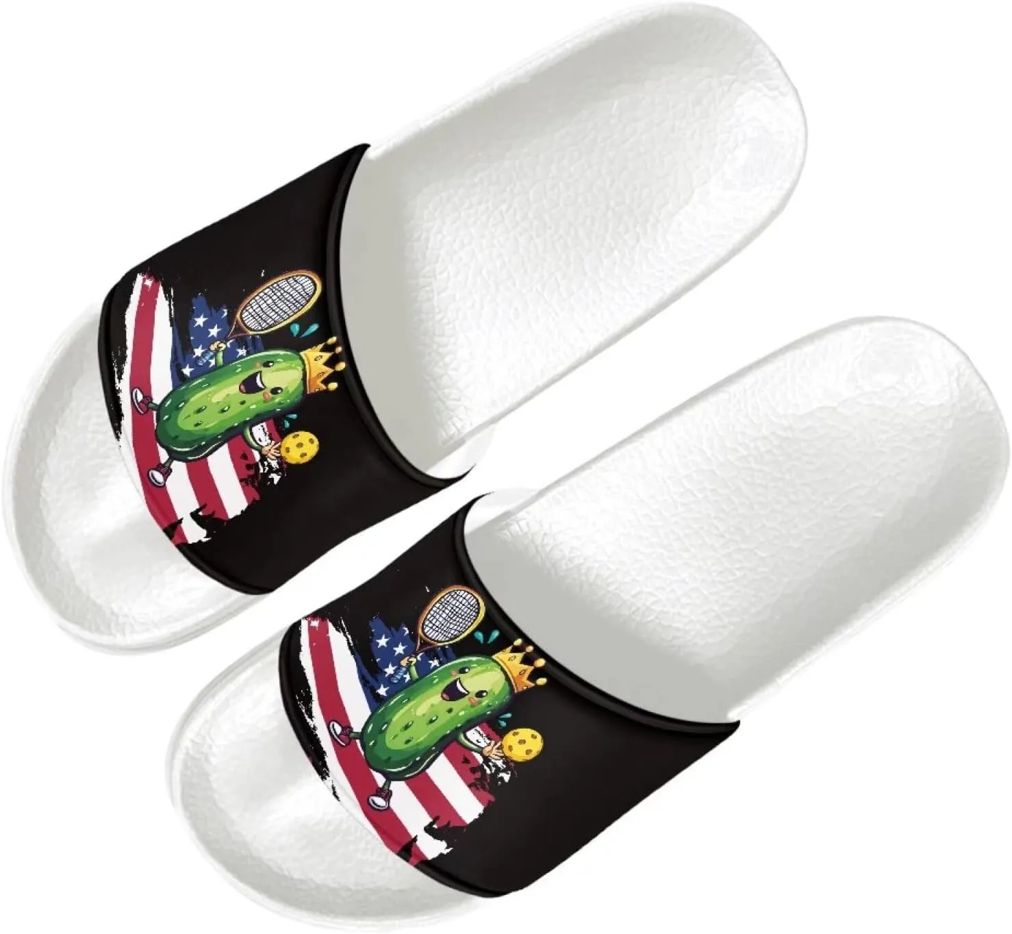 Women's Shower Shoes Fashion Non-Slip Bathroom Bedroom Sandals Slip On House Slides Lightweight Indoor Outdoor Sandals SizeUS 6-13.5