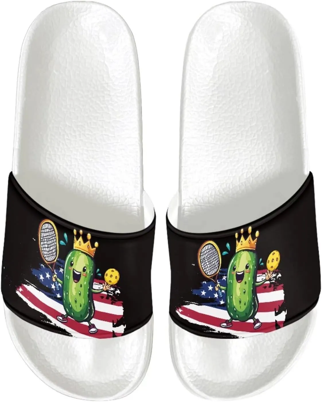 Women's Shower Shoes Fashion Non-Slip Bathroom Bedroom Sandals Slip On House Slides Lightweight Indoor Outdoor Sandals SizeUS 6-13.5