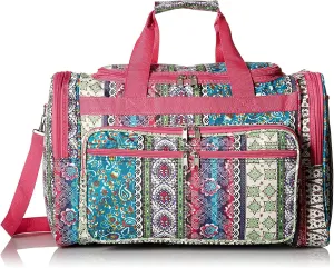 World Traveler Bohemian 22-inch Carry-on Duffle Bag with Adjustable Shoulder Strap